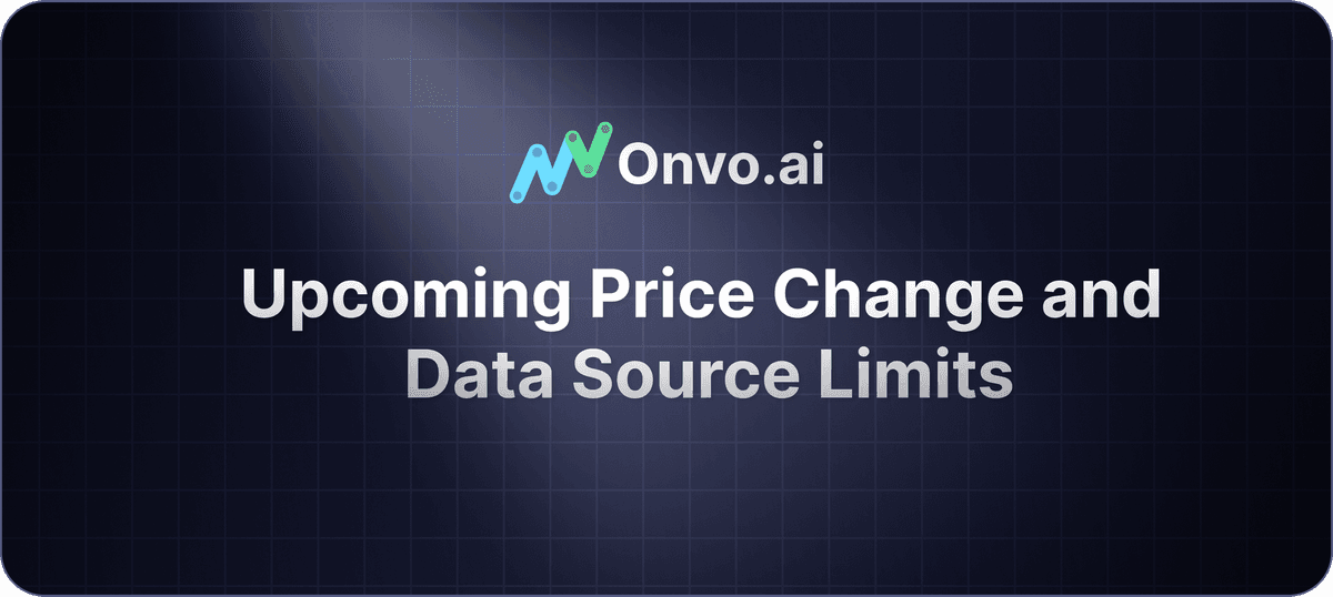 Important Update: Upcoming Price Change and Data Source Limits